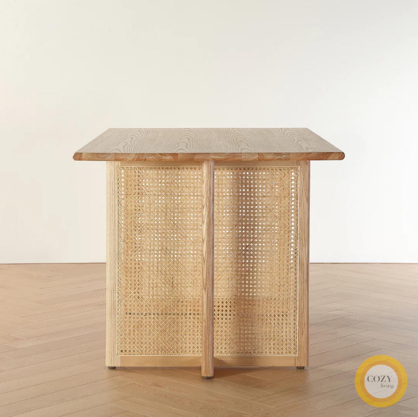 3 Roman rattan table