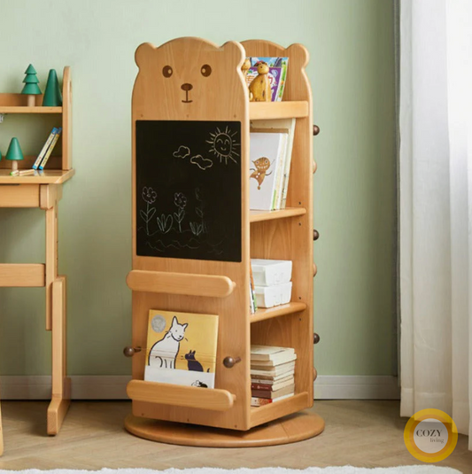 Holthaus multifunctional rotating children's bookshelf