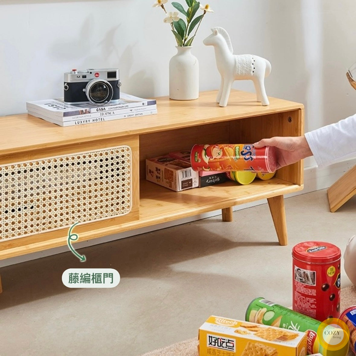 𝐙𝟎𝟏𝟐 Japanese style bamboo TV cabinet𝐭𝐯 𝐜𝐚𝐛𝐢𝐧𝐞𝐭 