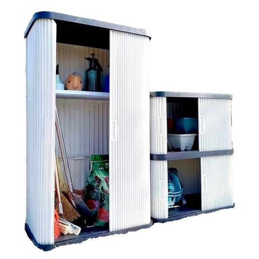 Large-capacity outdoor storage cabinet [waterproof, sunproof and anti-corrosion] 
