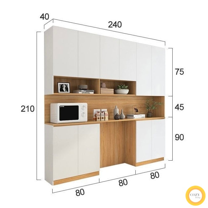 YF-2908 solid wood shoe cabinet 