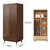 QS-11 rattan wardrobe with drawers 