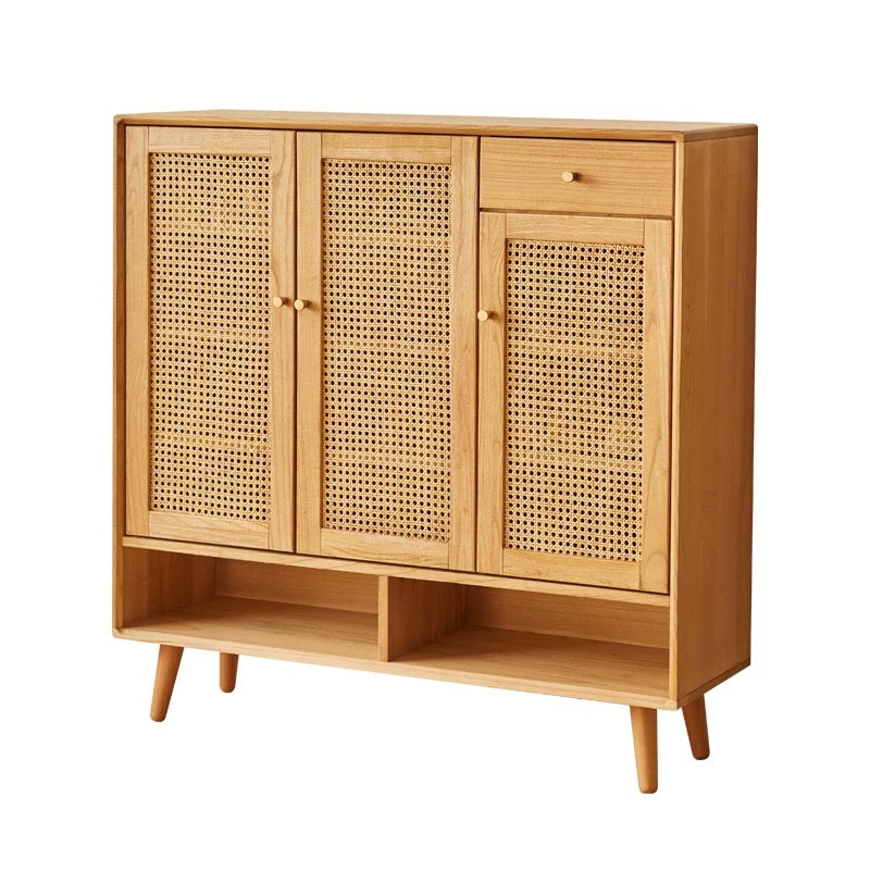 YF-5303T rattan shoe cabinet 