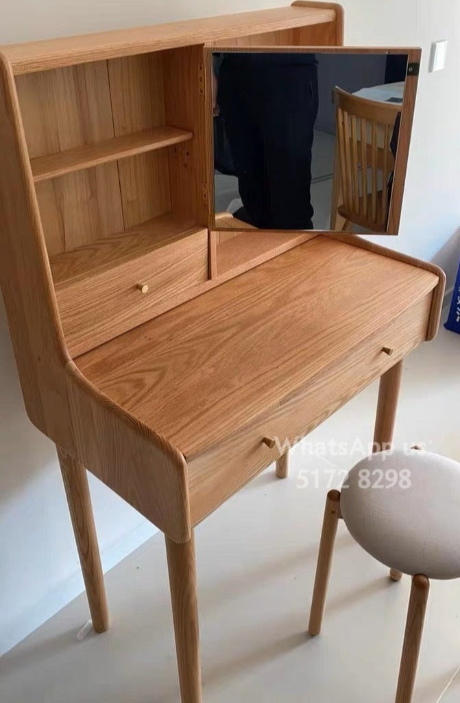 Solid wood dressing table D095 