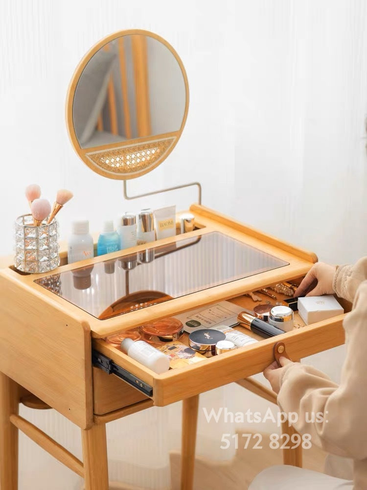 Solid wood dressing table D099 