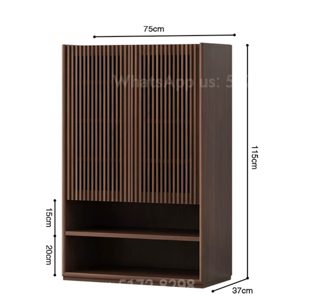 S098 solid wood shoe cabinet 