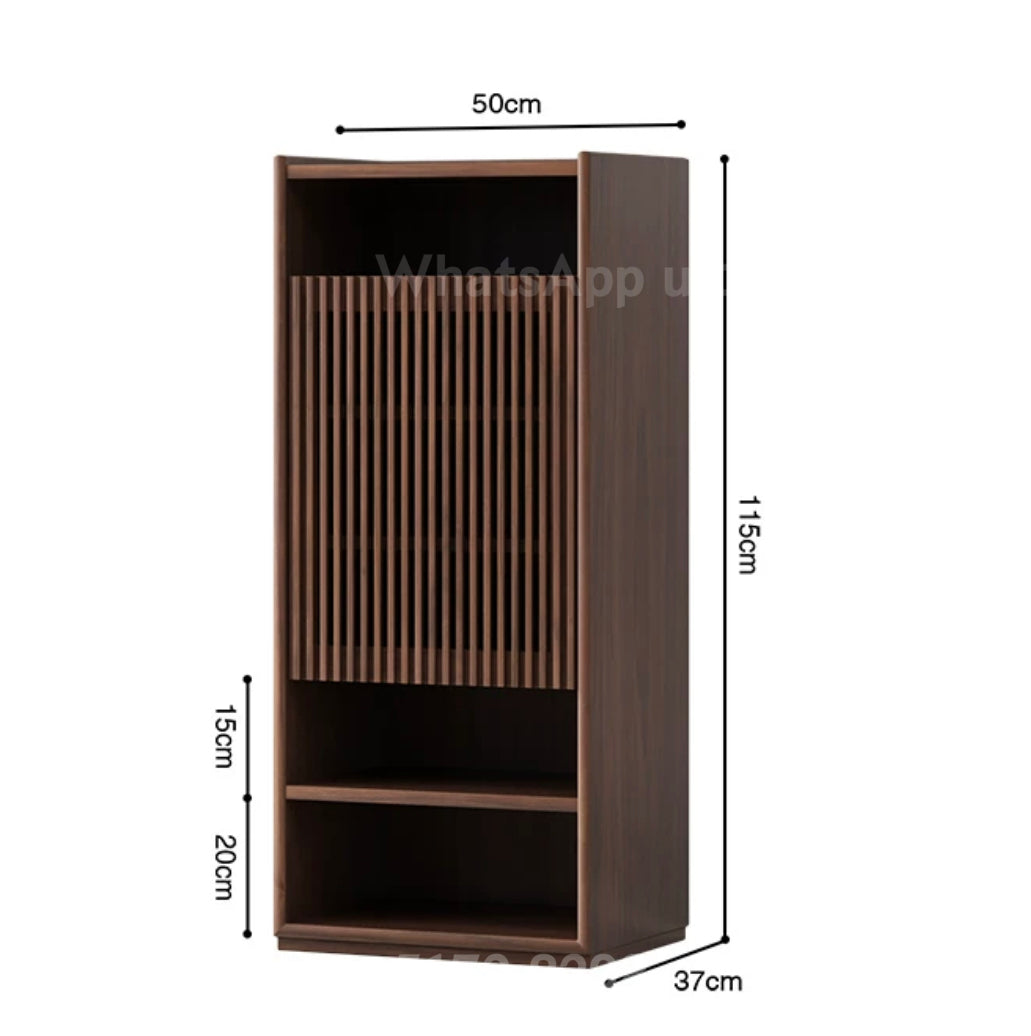 S098 solid wood shoe cabinet 