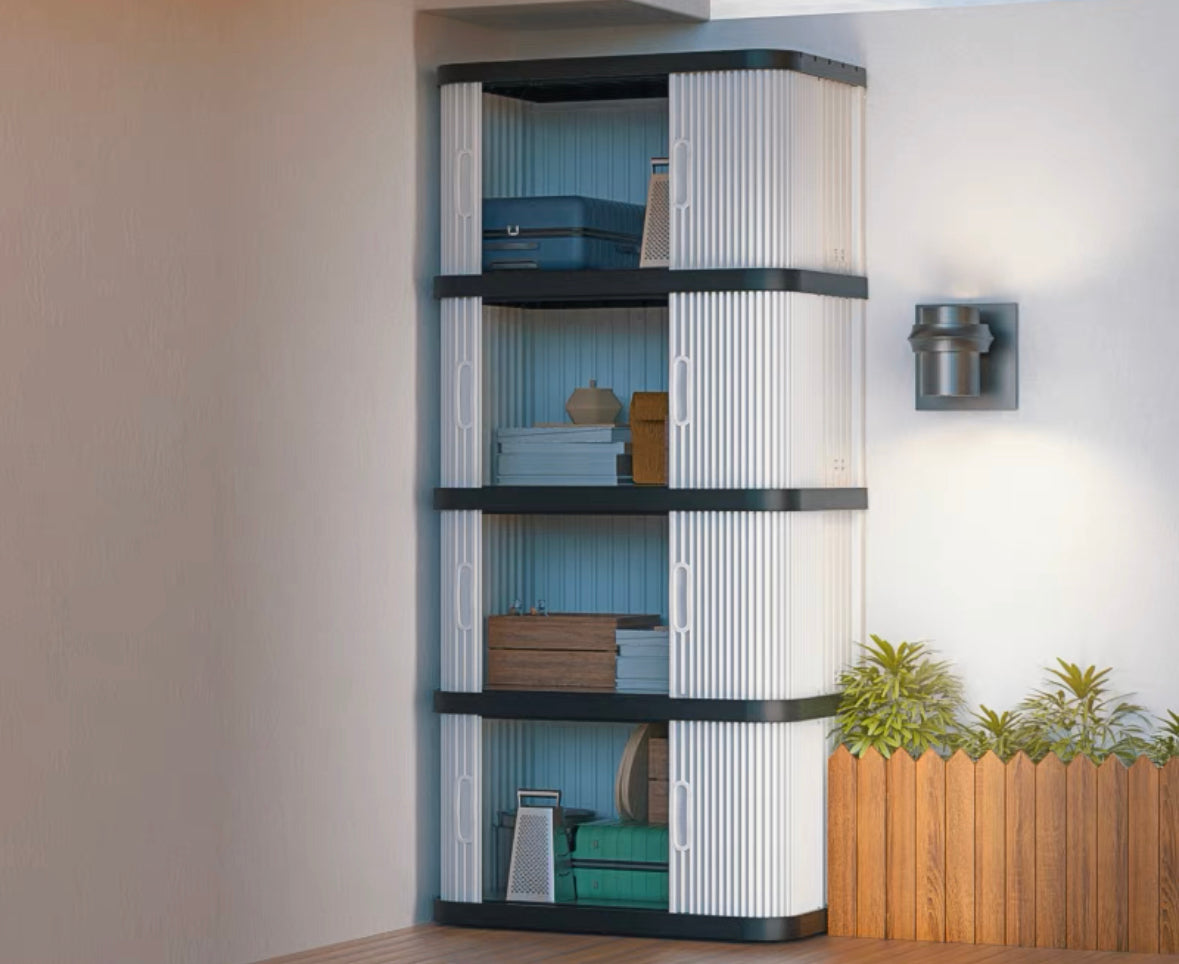 Large-capacity outdoor storage cabinet [waterproof, sunproof and anti-corrosion] 