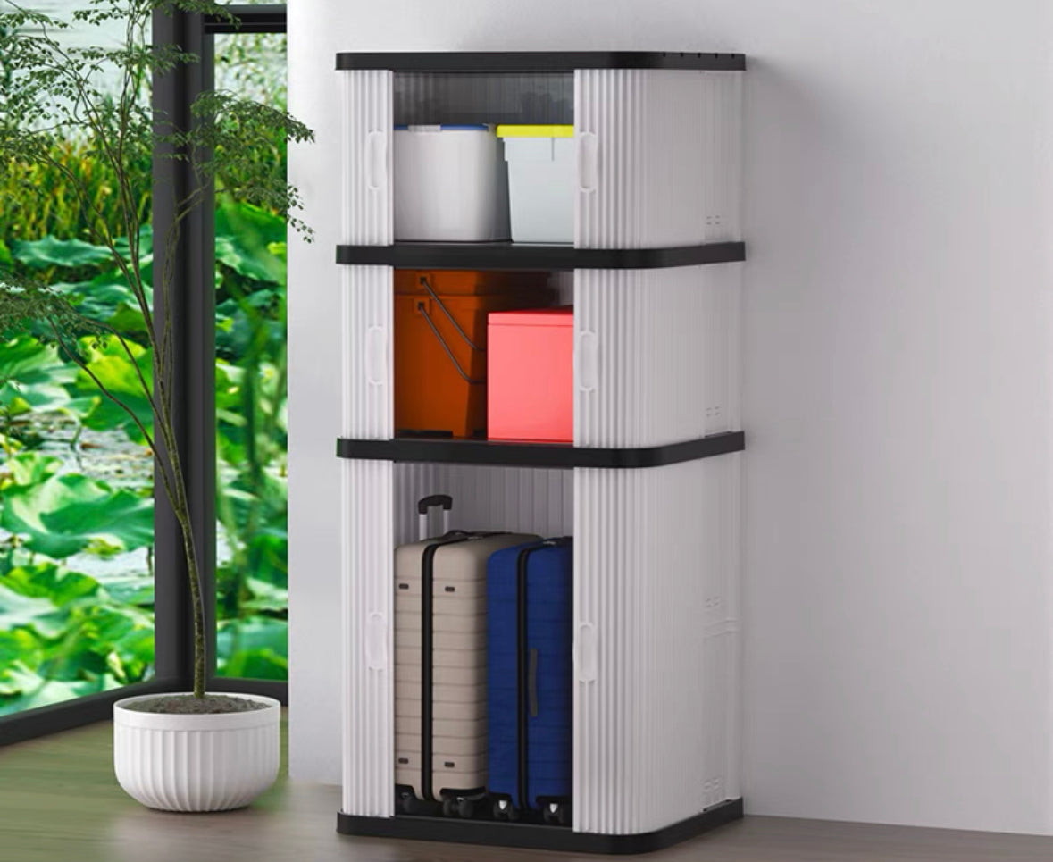 Large-capacity outdoor storage cabinet [waterproof, sunproof and anti-corrosion] 