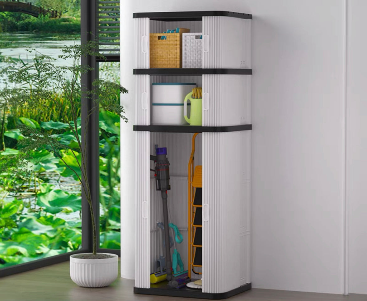 Large-capacity outdoor storage cabinet [waterproof, sunproof and anti-corrosion] 