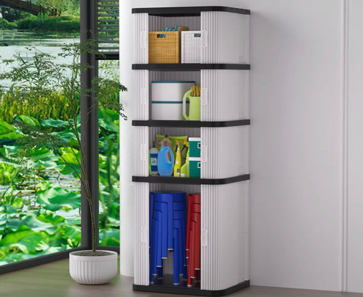 Large-capacity outdoor storage cabinet [waterproof, sunproof and anti-corrosion] 