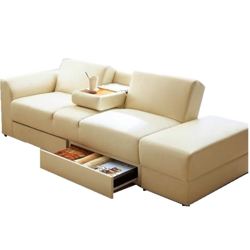 A106 FÖRTE Japanese-style multifunctional sofa bed with storage 