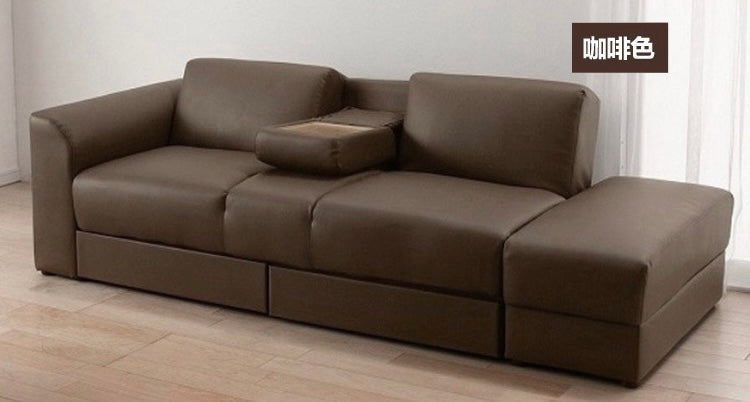 A106 FÖRTE Japanese-style multifunctional sofa bed with storage 