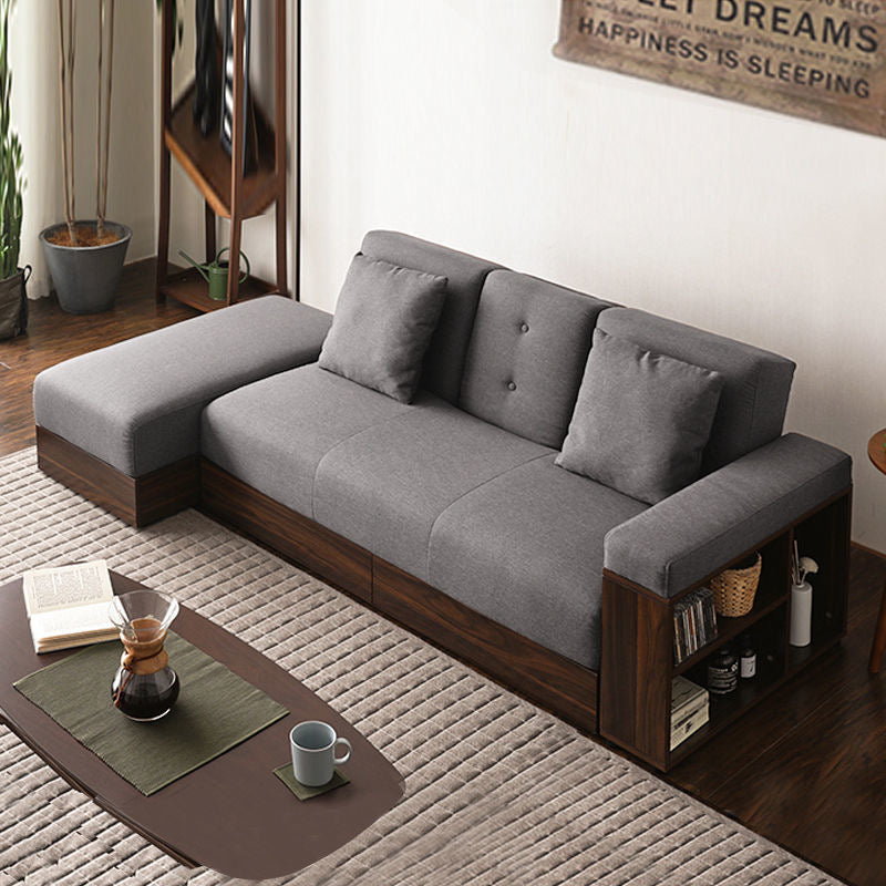 229 FÖRTE Japanese-style multifunctional sofa bed with storage 