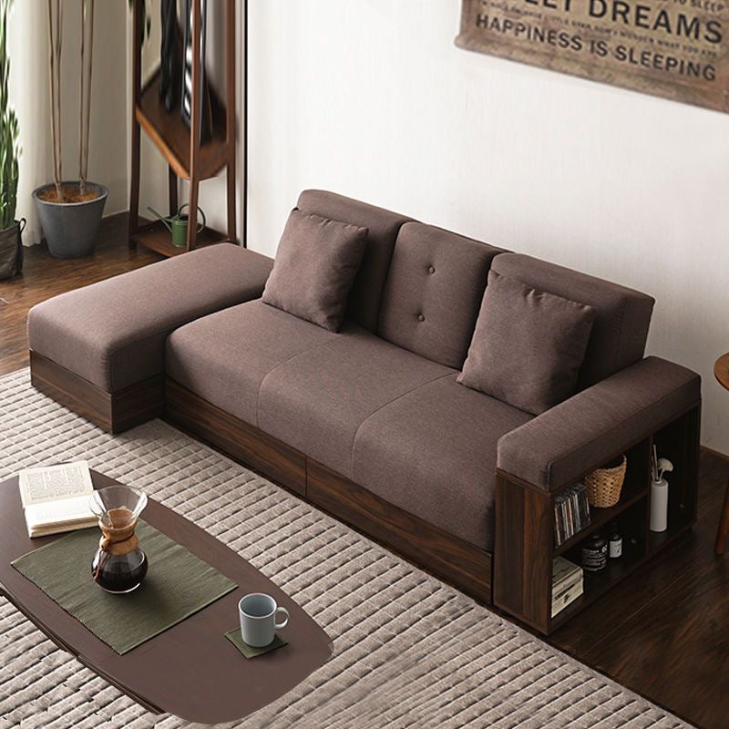 229 FÖRTE Japanese-style multifunctional sofa bed with storage 