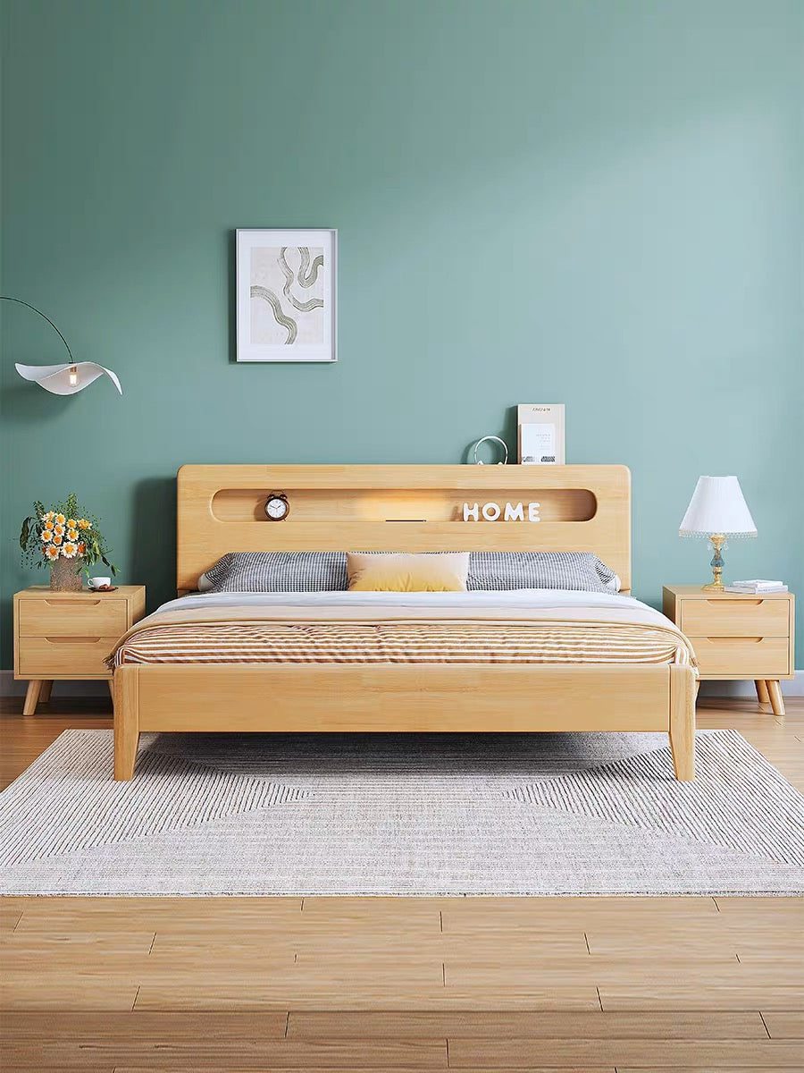 A003 solid wood bed 