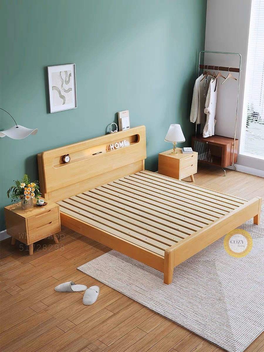 A003 solid wood bed 