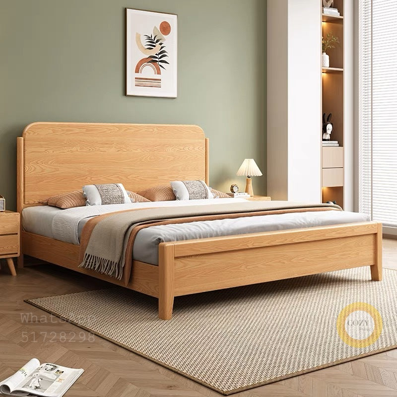 822 solid wood bed 