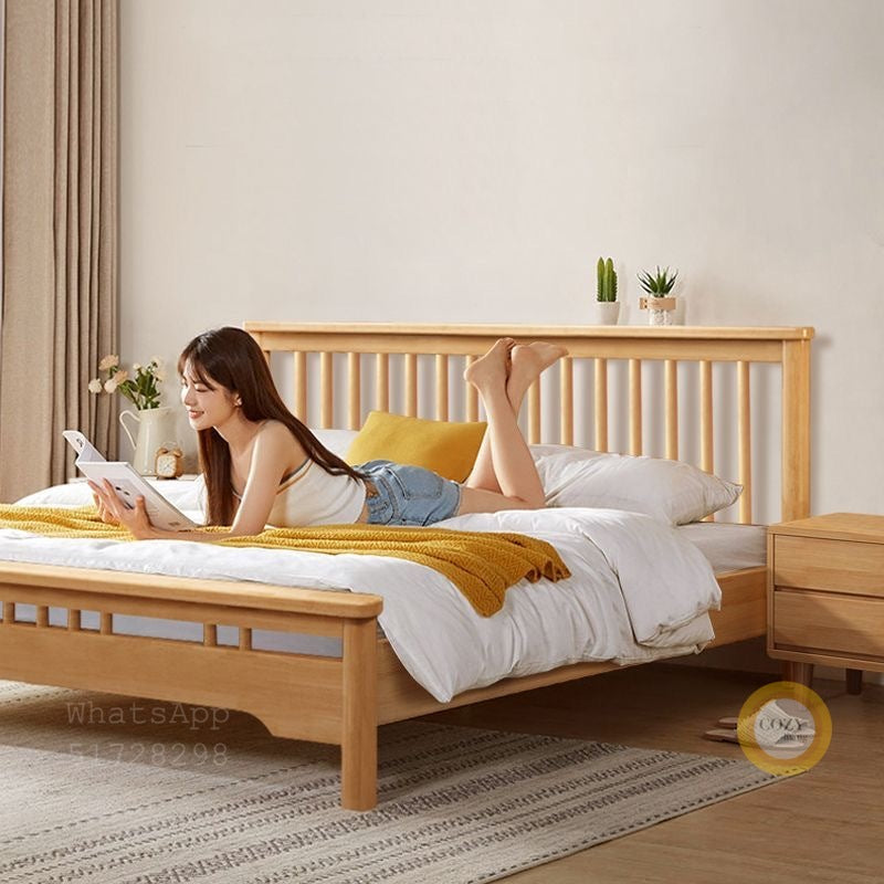 109A Nordic solid wood bed 