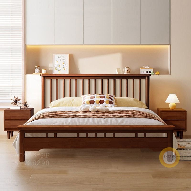 109A Nordic solid wood bed 