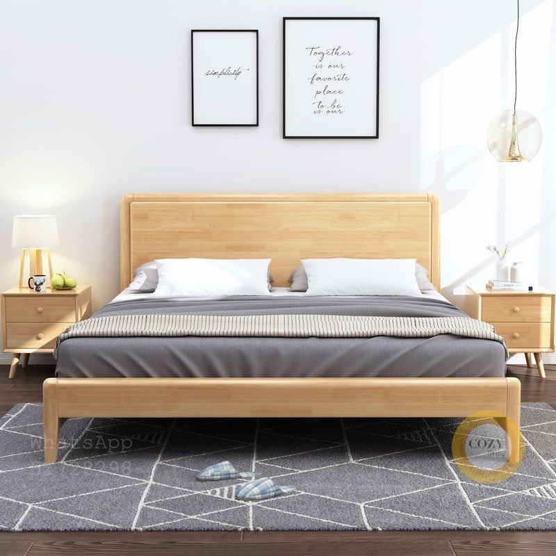 W13 solid wood bed 