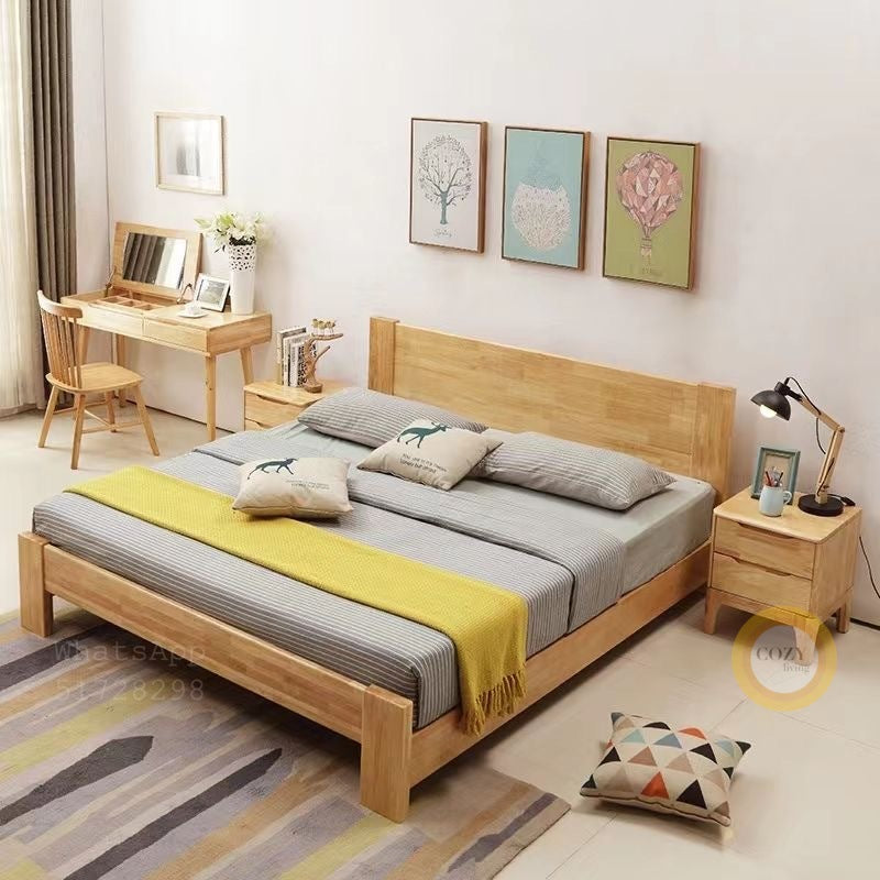 YF-088 solid wood bed 