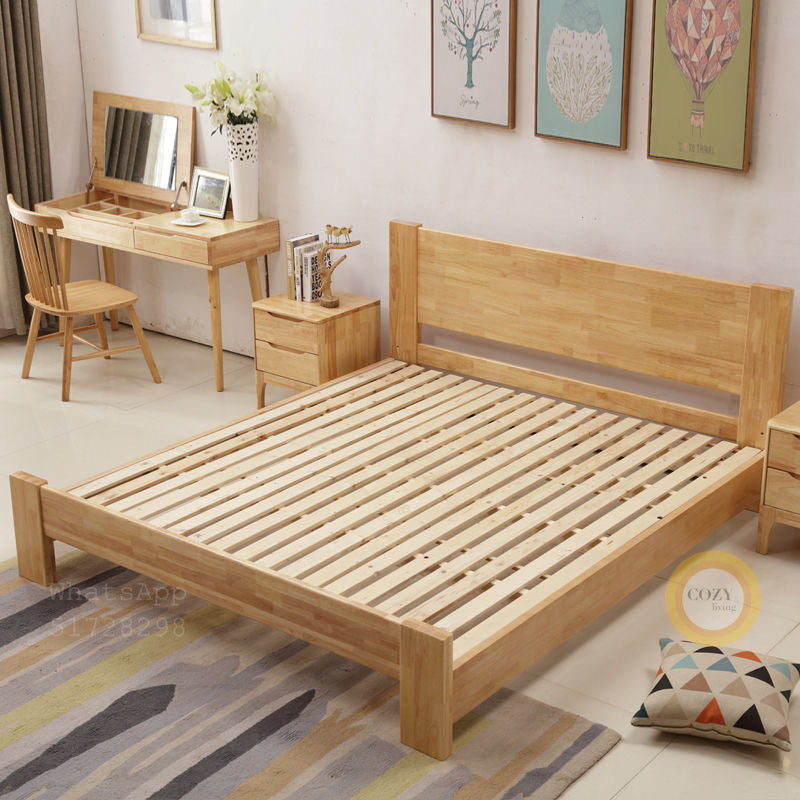 YF-088 solid wood bed 