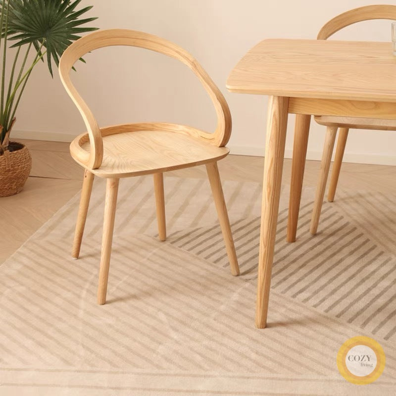 Ribbon solid wood chair 
