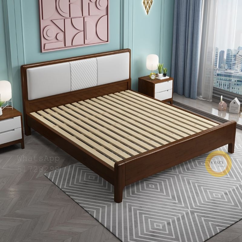 W995 solid wood bed 