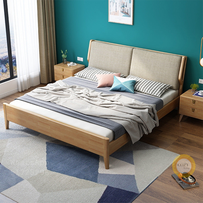 909 solid wood bed 