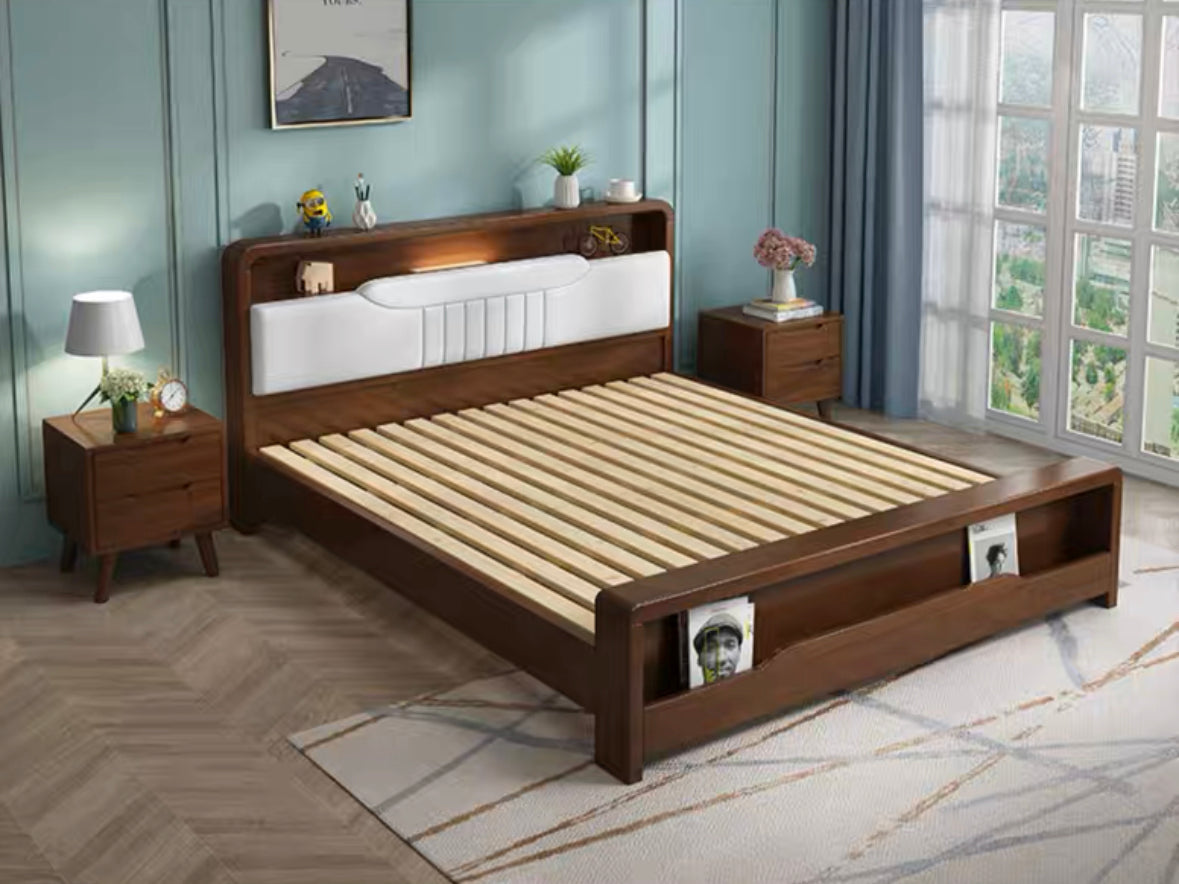 996 Nordic solid wood bed 