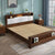 996 Nordic solid wood bed 