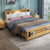 996 Nordic solid wood bed 