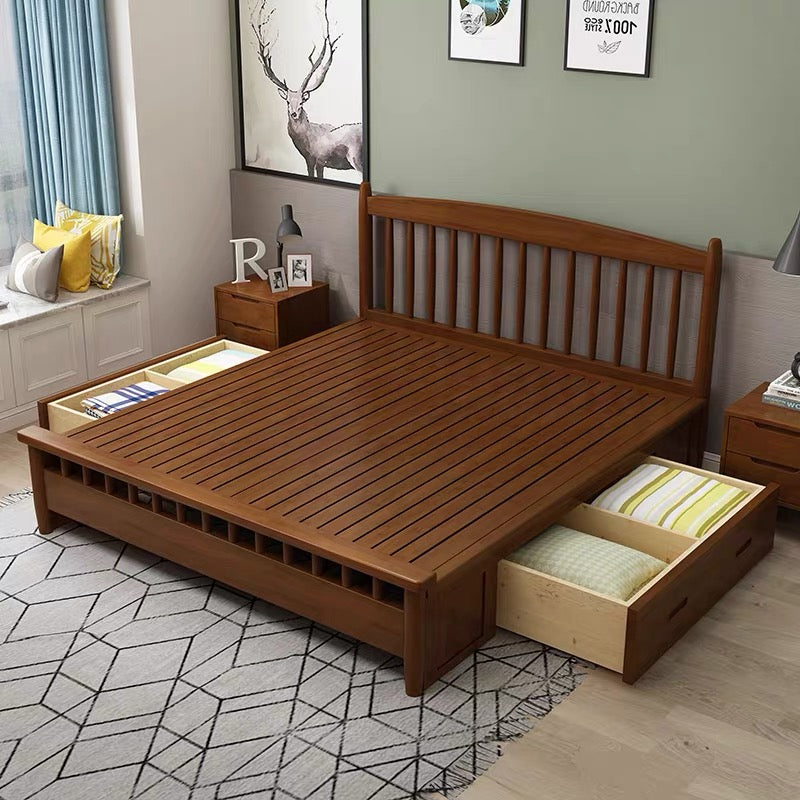 999 Nordic solid wood bed 