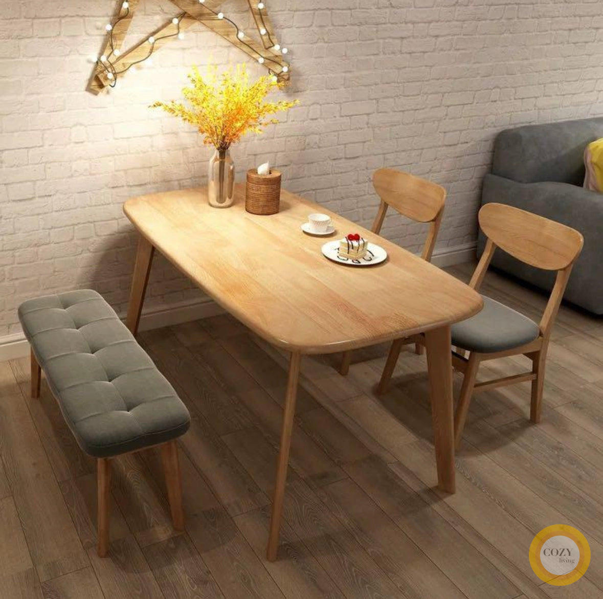 solid wood dining table 