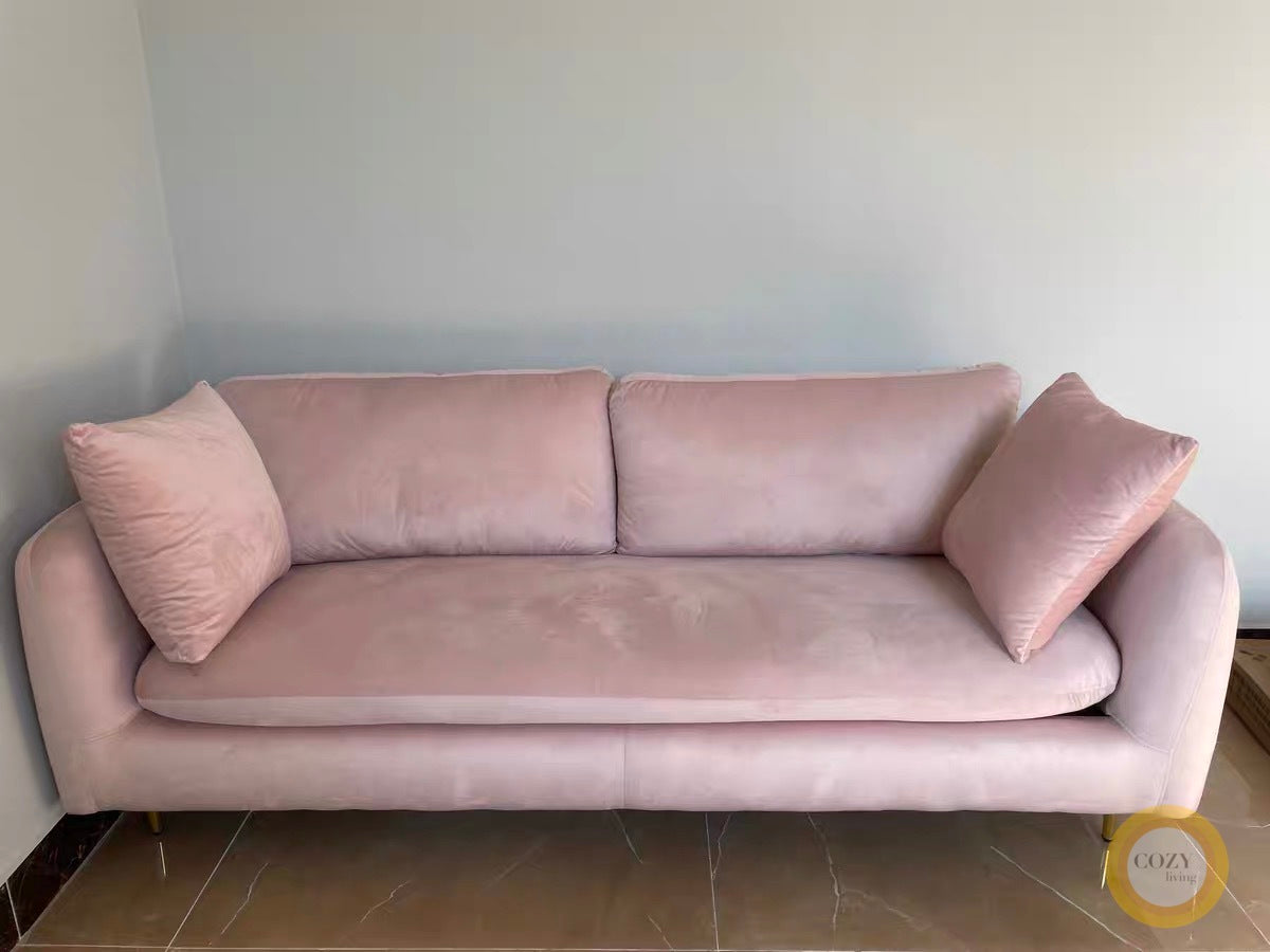 Cloud velvet sofa