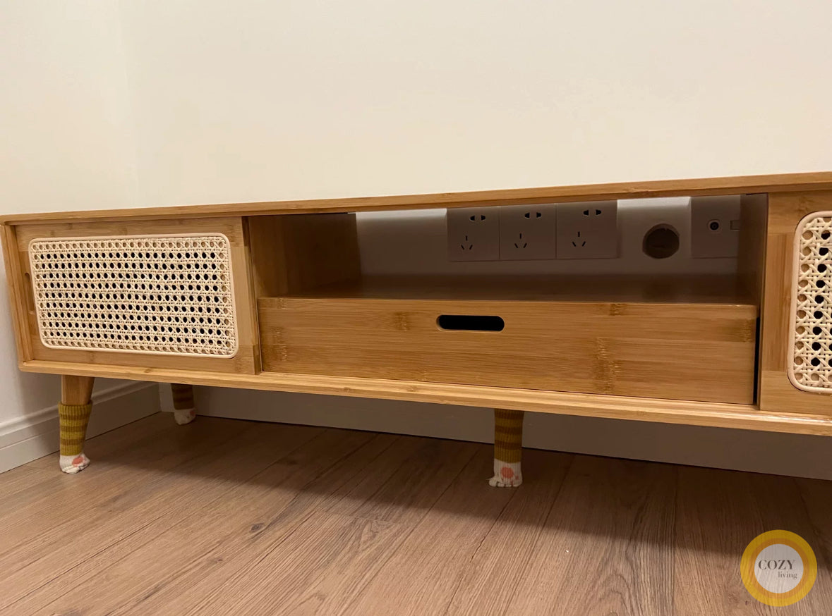 𝐙𝟎𝟏𝟐 Japanese style bamboo TV cabinet𝐭𝐯 𝐜𝐚𝐛𝐢𝐧𝐞𝐭 