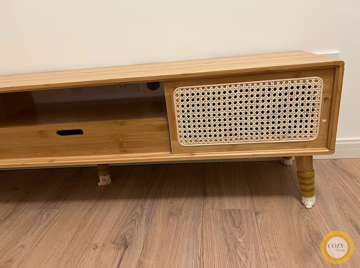 𝐙𝟎𝟏𝟐 Japanese style bamboo TV cabinet𝐭𝐯 𝐜𝐚𝐛𝐢𝐧𝐞𝐭 