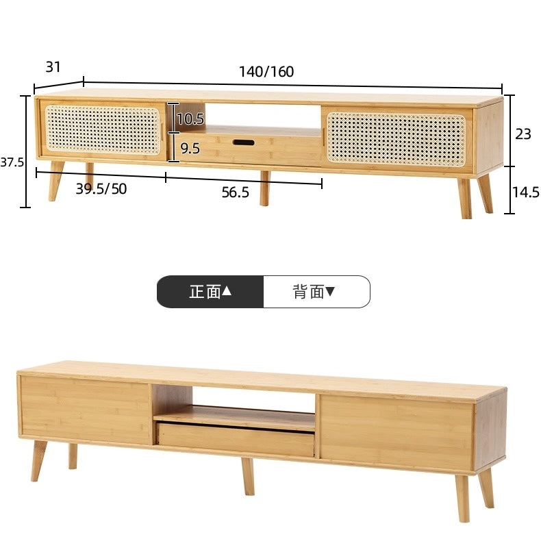 𝐙𝟎𝟏𝟐 Japanese style bamboo TV cabinet𝐭𝐯 𝐜𝐚𝐛𝐢𝐧𝐞𝐭 