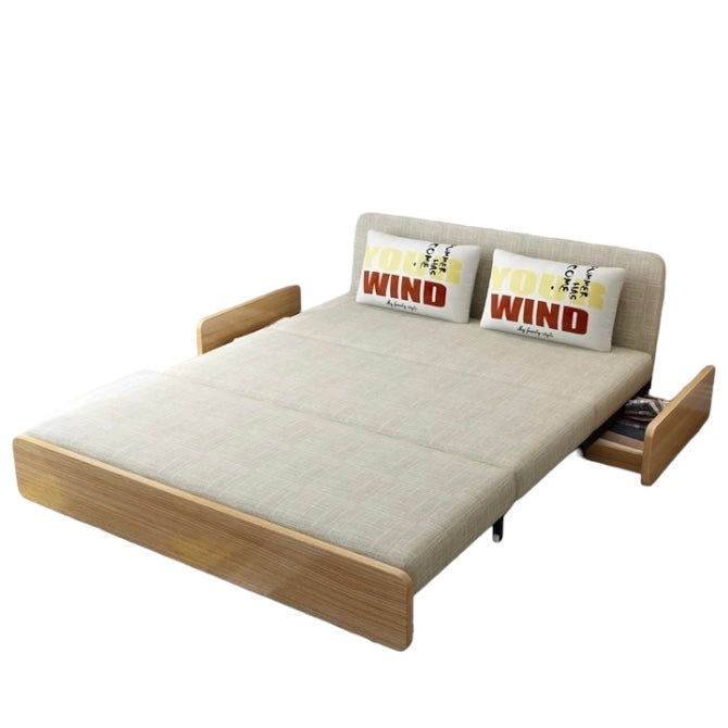 TAKÜMI solid wood multifunctional storage sofa bed