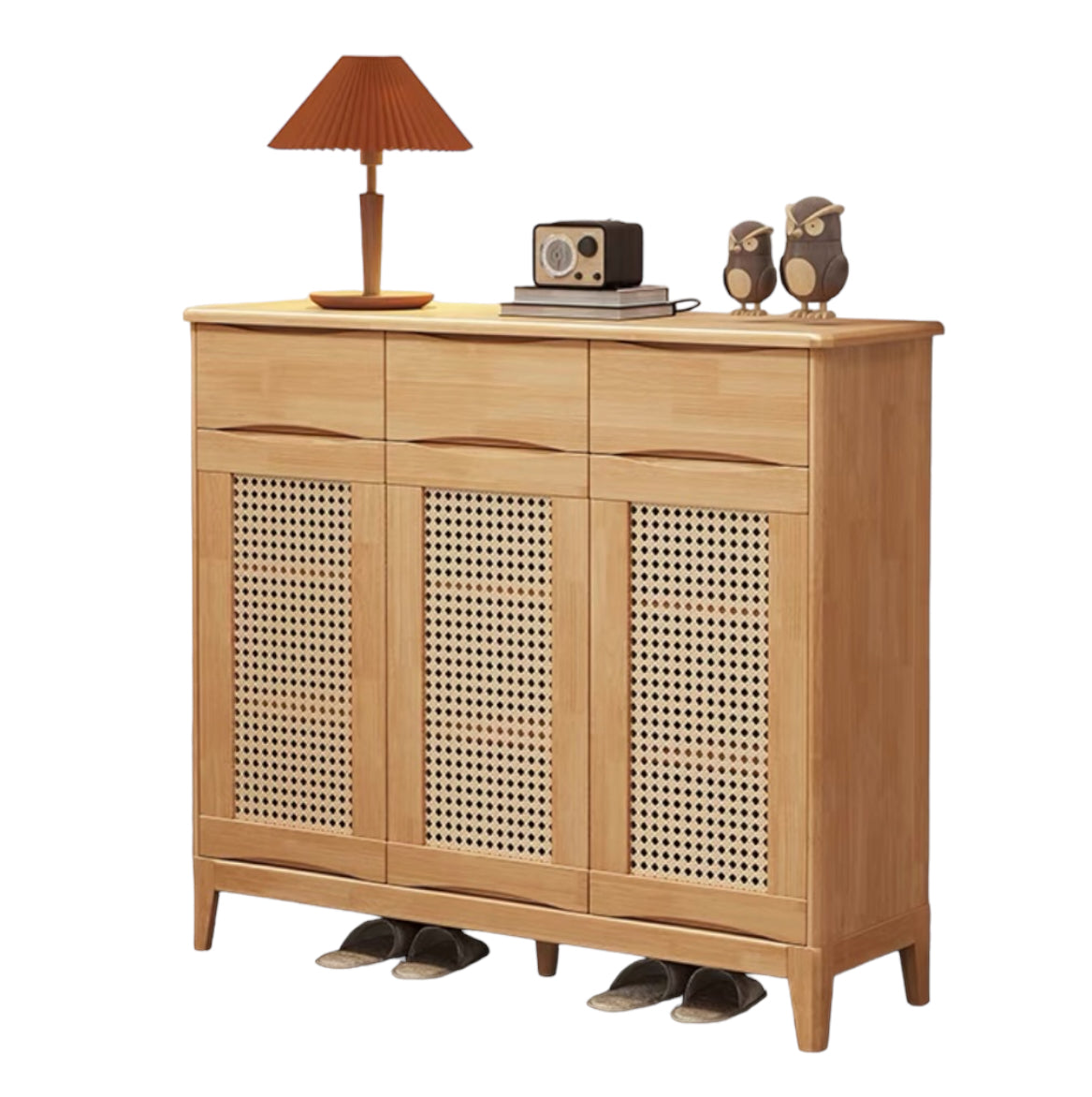 YF-5303T rattan shoe cabinet 