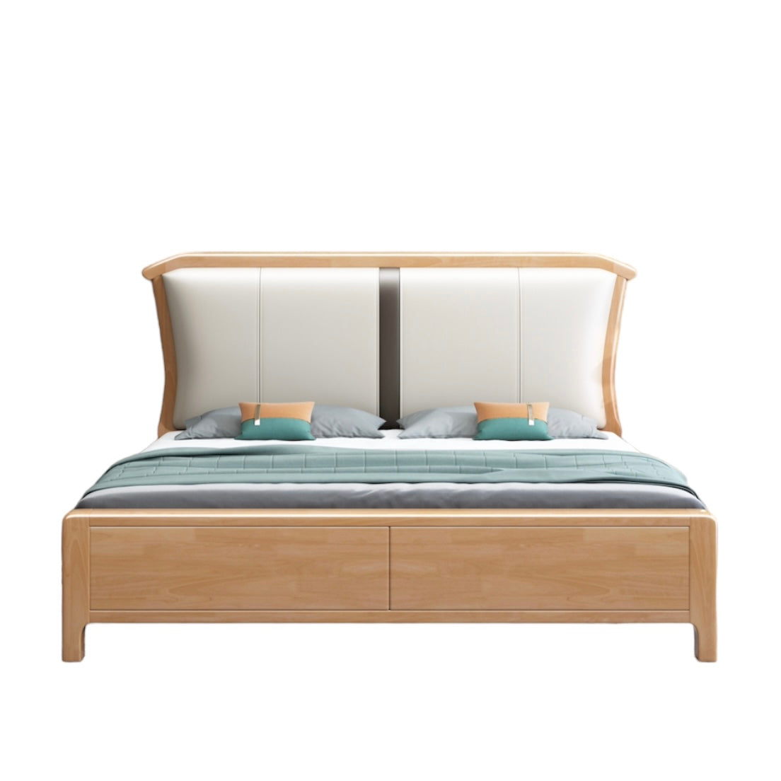 W01 solid wood bed 