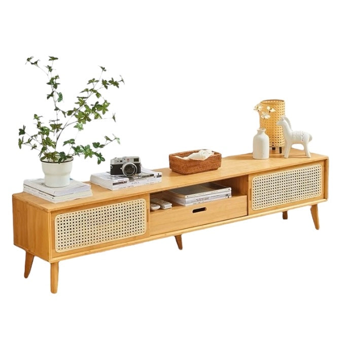 𝐙𝟎𝟏𝟐 Japanese style bamboo TV cabinet𝐭𝐯 𝐜𝐚𝐛𝐢𝐧𝐞𝐭 