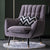 LYRIC wide tufted armchair 