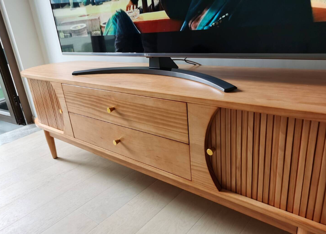 𝐙𝟎𝟖𝟖 Japanese style Chiba sliding door TV cabinet solid wood𝐭𝐯 𝐜𝐚𝐛𝐢𝐧𝐞𝐭 