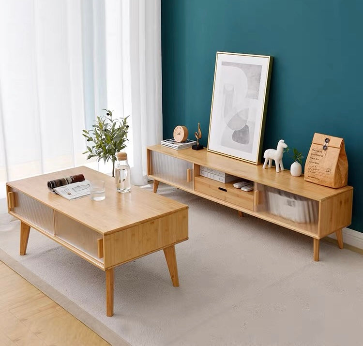 𝐙𝟎𝟏𝟐 Japanese style bamboo TV cabinet𝐭𝐯 𝐜𝐚𝐛𝐢𝐧𝐞𝐭 