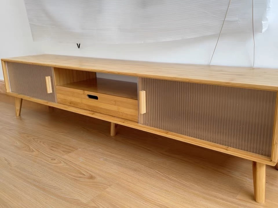 𝐙𝟎𝟏𝟐 Japanese style bamboo TV cabinet𝐭𝐯 𝐜𝐚𝐛𝐢𝐧𝐞𝐭 