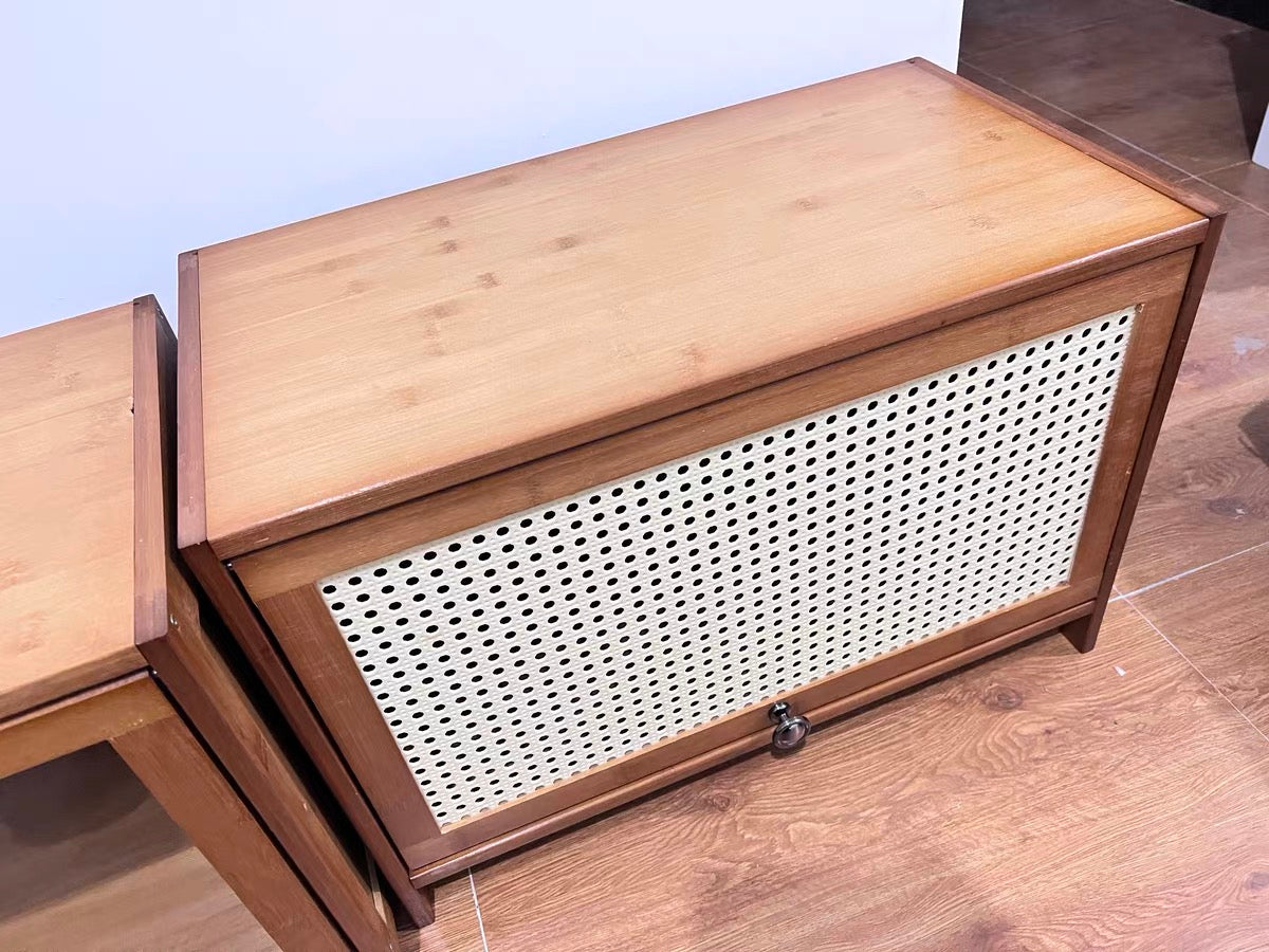 𝐙𝟎𝟒𝟐 Retro rattan/nanzhu TV cabinet original color𝐭𝐯 𝐜𝐚𝐛𝐢𝐧𝐞𝐭 