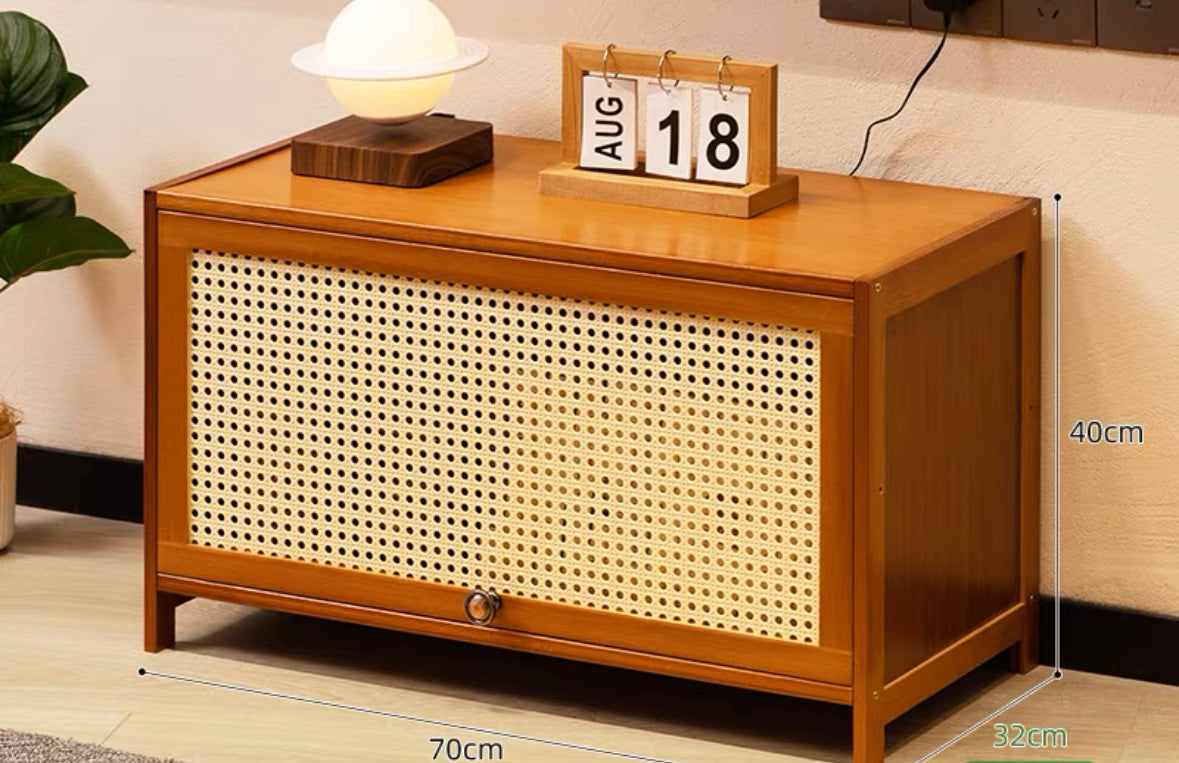 𝐙𝟎𝟒𝟐 Retro rattan/nanzhu TV cabinet original color𝐭𝐯 𝐜𝐚𝐛𝐢𝐧𝐞𝐭 