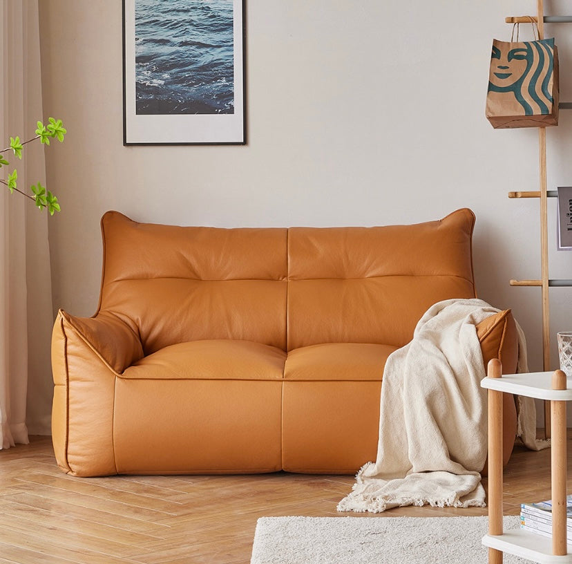 𝐌𝐎𝐆𝐎 Lazy soft leather tatami sofa